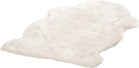 Obsession, DOPREDAJ: 55x85 tvar kožešiny cm Kusový koberec Samba 495 Ivory (tvar kožešiny), 55x85 tvar kožušiny, biela, obývacia izba