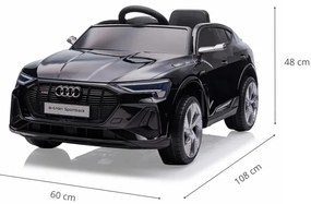 Elektrické autíčko Audi E-Tron Sportback čierne