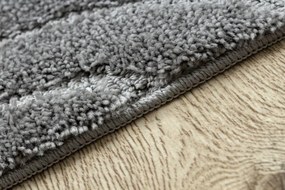 Kúpeľňový koberček SUPREME WAVES vlny, sivý kruh