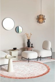 Krémový taburet Hocker Polly – White Label