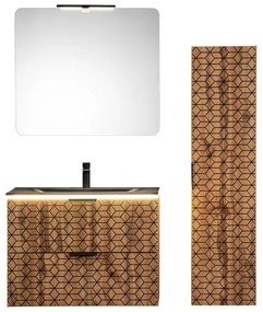 LED podsvícení Rama Diamond 80 cm chrom