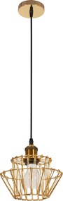 Toolight - Závesné svietidlo E27 60W APP942-1CP Set 36cm, retro zlatá, OSW-07005