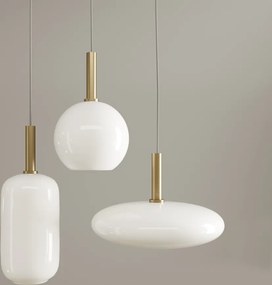 Stropné svietidlo ANGEL long - kov/sklo - zlaté