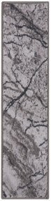 Spoltex koberce Liberec Behúň na mieru Marble 19 sivý - šíre 80 cm