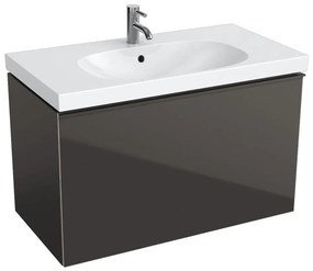GEBERIT Acanto závesná skrinka pod umývadlo, 1 dvierka, 890 x 475 x 535 mm, lávová, 500.612.JK.2