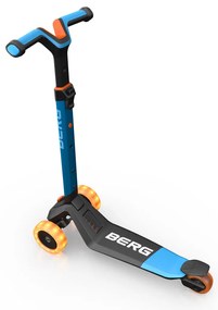 BERG Nexo - skladacia kolobežka Blue so svietiacimi kolieskami