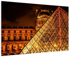 Obraz Louvre v Paríži (90x60 cm)