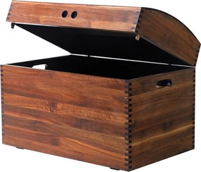 Drevená truhlica JACK, 70x45x51,5 cm Dub