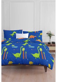 Modré detské obliečky na jednolôžko 140x200 cm Dinolar – Mijolnir