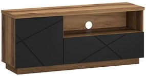 TV stolík Orient B 1d1d dub delano tmavý/čierny