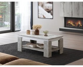 Konferenčný stolík LUNO sivý betón/antracit