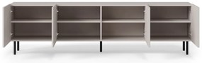 TV stolek Paxos 200 cm kašmír/černý