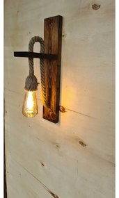 Nástenné svietidlo AHSAP 1xE27/40W/230V borovica orech