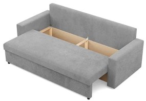 Trojmiestna rozkladacia sedačka NEO Poso svetlosivá