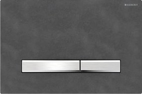 Geberit 115.788.JM.2 - Splachovacie tlačidlo Sigma50 24,6x16,4 cm bridlicový/matný chróm