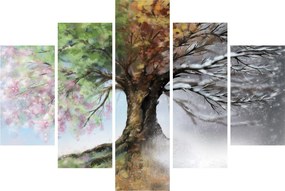 Obraz - Strom štyroch ročných období (150x105 cm)