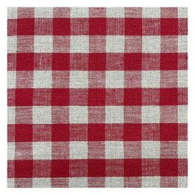 Ľanový behúň na stôl 40x200 cm Red Gingham – Linen Tales