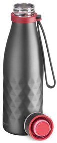 Sivá cestovná silikónovo-antikorová fľaša 550 ml Viva – Westmark