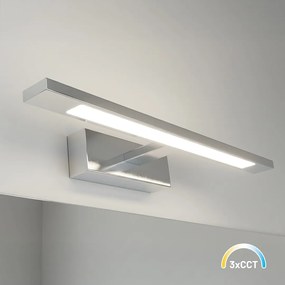 Nástenné LED svietidlo Klimt, 1x LED 8w, 3000-6000k, (40 cm), ch