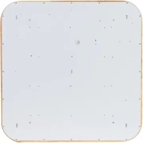 Brilagi - stmievateľné LED svietidlo MOLINA SQUARE LED/80W/230V, dub, 60x60 cm + diaľkový ovládač