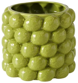 BOLTZE KERAMICKÝ KVETINÁČ LIME 14X16 CM ZELENÁ