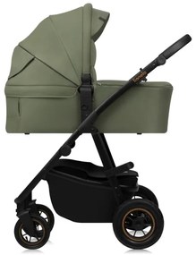 Lionelo - Kombinovaný kočík 3v1 AMBER PLUS Zelený les