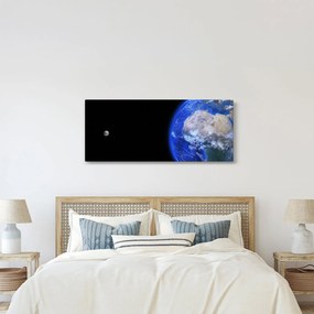 Obraz Mesiaca a Zeme (120x50 cm)