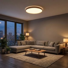 Brilagi -LED Stmievateľné svietidlo ALSON LED/72W/230V 3000-6500K dub pr. 78 cm+diaľkový ovládač