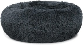 Plyšový univerzálny pelech pre psa a mačku, 40cm, tmavosivý