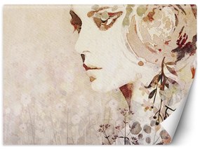 Gario Fototapeta Abstraktná tvár ženy v jesenných farbách Materiál: Vliesová, Rozmery: 200 x 140 cm