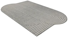 Koberec ORGANIC 2131 geometrický, krémový / sivý / naturálny