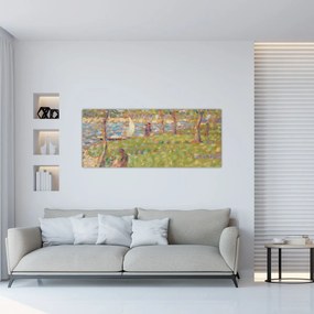 Obraz - Georges Seurat, Study for "La Grande Jatte", reprodukcia (120x50 cm)