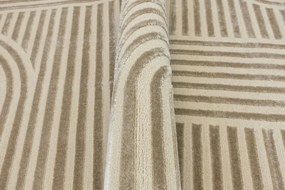 Koberec MISHA J487A tmavobéžový / béžový