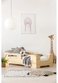 Detská posteľ z borovicového dreva 90x200 cm Box 2 - Adeko