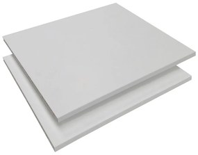 Biele police pre modulárny policový systém 2 ks 32x27 cm Mistral Kubus - Hammel Furniture