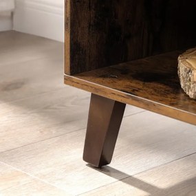 Televízny stolík BASTOR hnedý/čierny