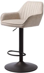 Barová stolička Unique Furniture NOLAN béžová látka 50830000