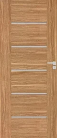 Bezfalcové Interiérové dvere Naturel AURA pravé 90 cm orech karamelový AURAOK90PB