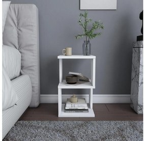 Nočný stolík CARTER 49,4x29,6 cm biela