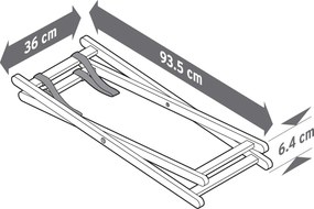 Záhradný odkladací stolík