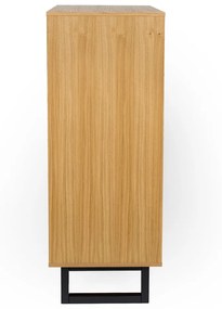 Komoda v dubovom dekore Woodman Camden Herringbone, 40 x 123 cm