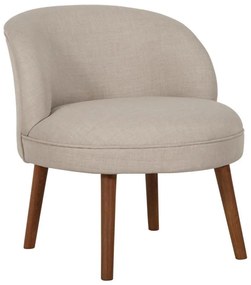 Detské kreslo KUNI krémové