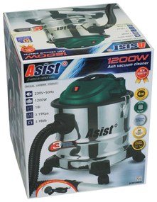 ASIST Vysávač popola 1200W, 18L nerez