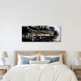 Obraz - Saxofón (120x50 cm)