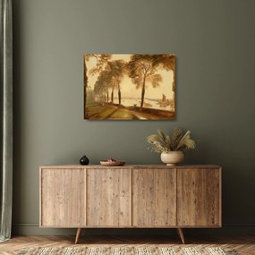 Sklenený obraz - Joseph Mallord William Turner, Mortlake Terrace, reprodukcia (70x50 cm)