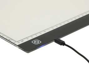 KIK Kresliaca tabuľa A3 s LED podsvietením, USB napájanie