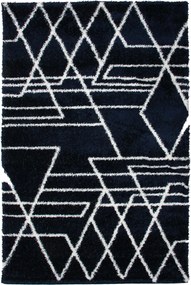 Koberec Boho 610 NAVY BLUE/CREAM rozmery koberec: 80x150 cm