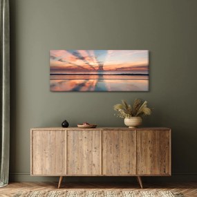 Obraz slnečných lúčov nad Daytonskú pláži (120x50 cm)