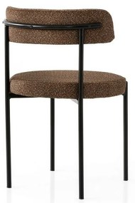 Súprava jedálenských stoličiek Gini Brown and Black, 2 ks