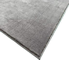 Koberec Oslo 7000 Grey – sivý shaggy s vysokým vlasom Rozmer: 60x100 cm